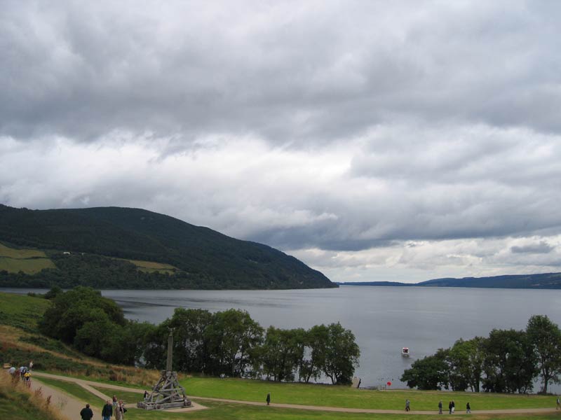 Trebuchet on the shore of Loch Ness