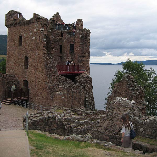 Grant Tower from inside the castle